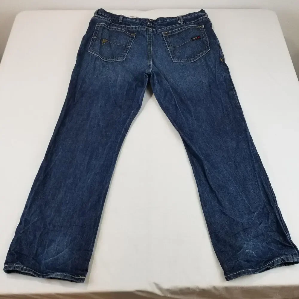 Ariat Jeans Mens 42x32 Blue M4 Relaxed Boot Cut FR Flame Resistant Work 10012555